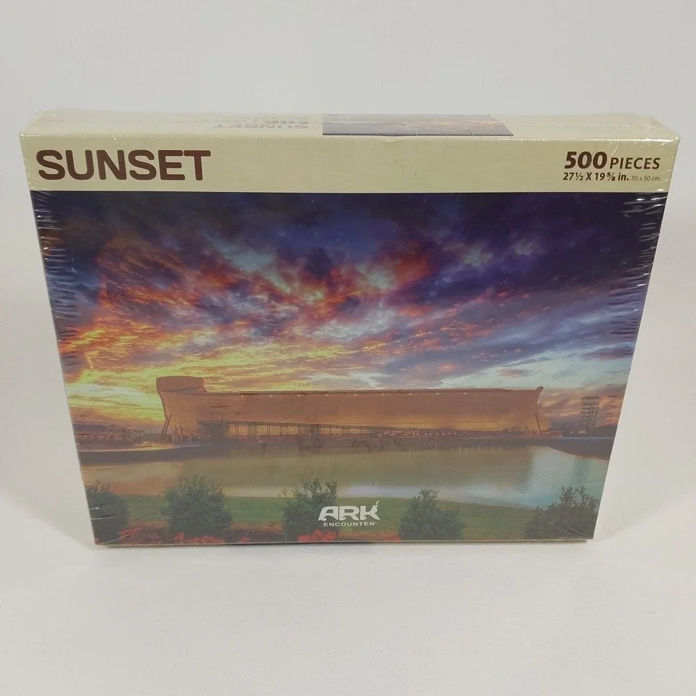 The Ark Encounter 500 Piece Sunset at The Ark Puzzle, New Sealed‎